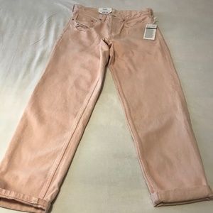H&M Pink Low Waist Boyfriend Jean
